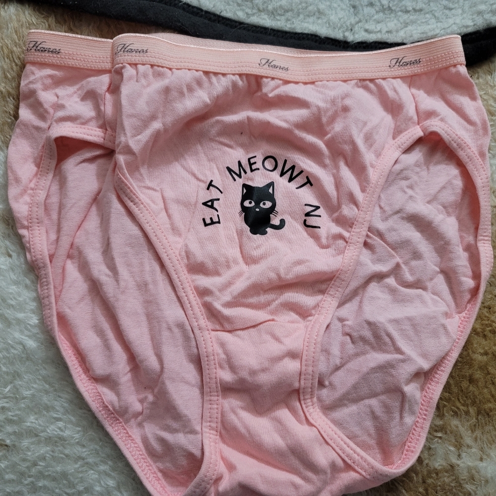 Cute pink custom panties
